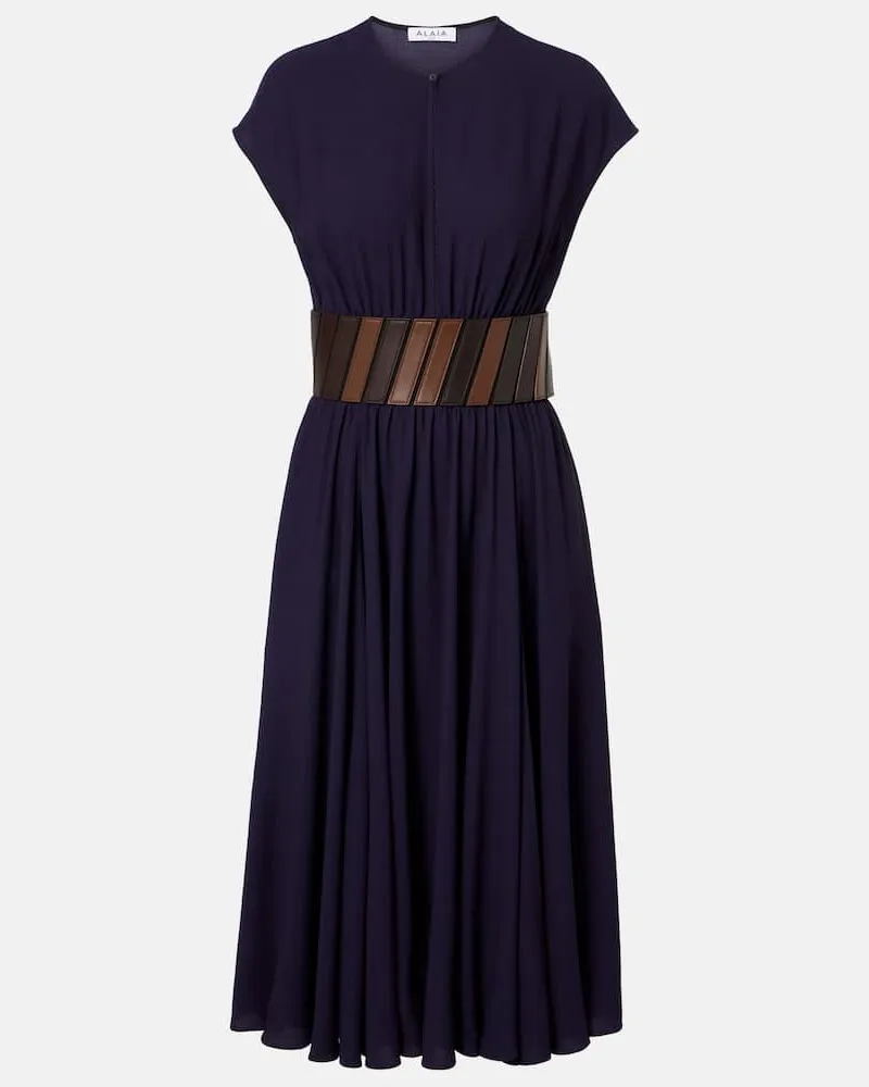 Alaïa Alaïa Midikleid Violett