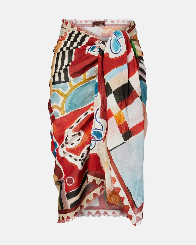 ALEMAIS Alémais X LRNKE Pareo Michelle aus Baumwolle Multicolor