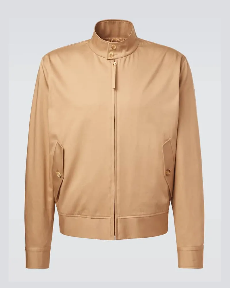 Gabriela Hearst Jacke aus Baumwolle Beige