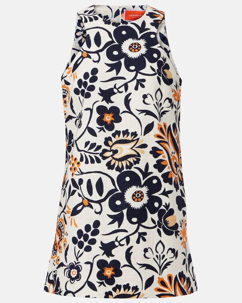La DoubleJ Minikleid Racer aus Baumwollpopeline Multicolor
