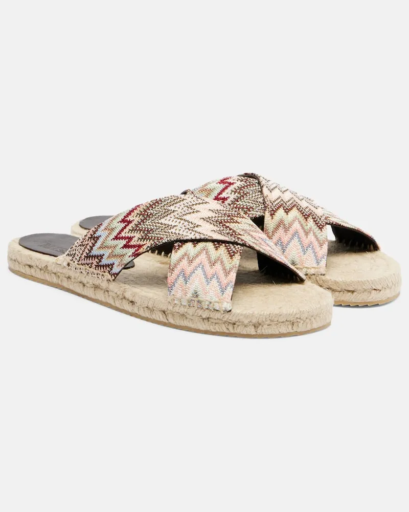 Missoni Espadrille-Sandalen Multicolor