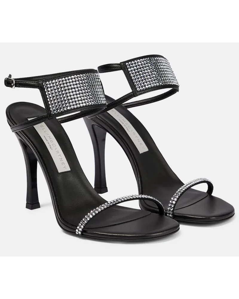 Stella McCartney Verzierte Sandalen Stella 100 Schwarz