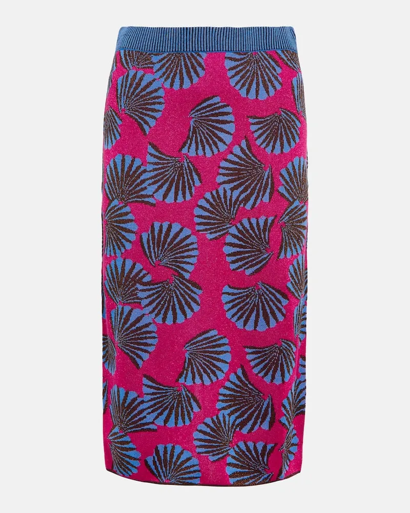 Diane von Furstenberg Midirock Hazel aus Jacquard-Strick Multicolor
