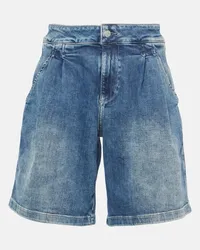 Adriano Goldschmied High-Rise Jeansshorts Blau