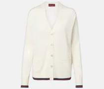 Cardigan aus Kaschmir und Seide