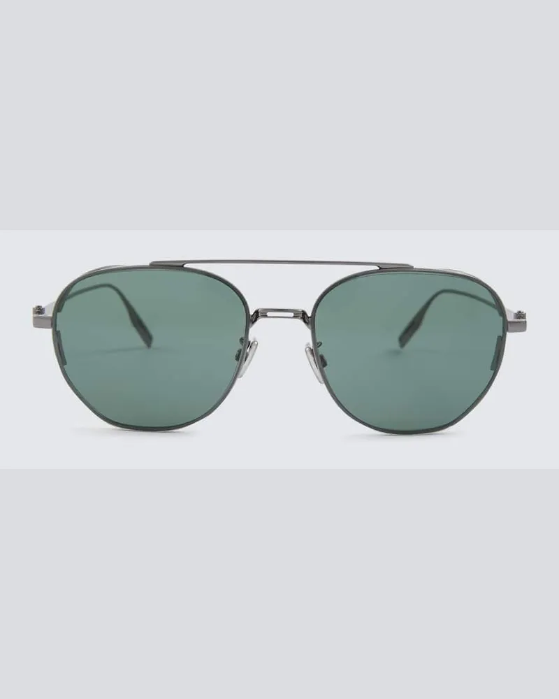 Dior Runde Sonnenbrille NeoDior RU Grau