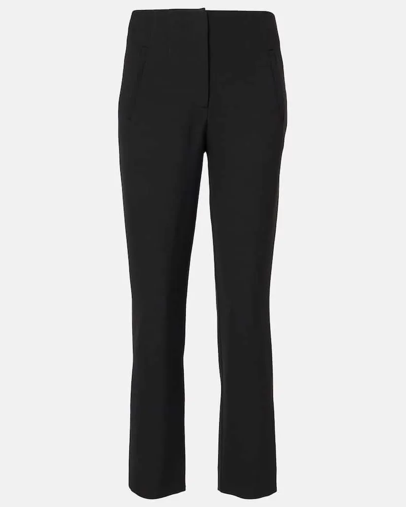 Veronica Beard Gerade Cropped-Hose Stila Schwarz