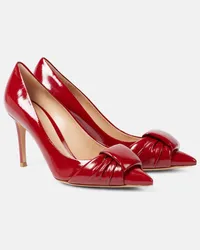 Gianvito Rossi Pumps Paradi 85 aus Lackleder Rot