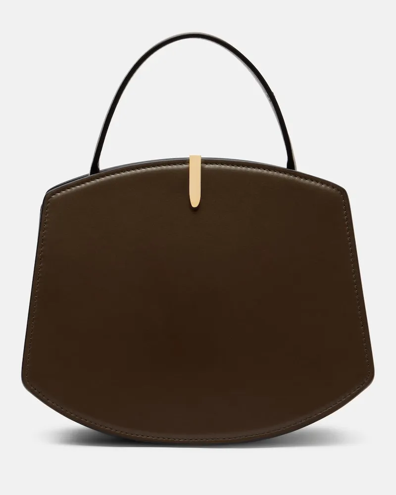 SAVETTE Tote Bag Florence 20 aus Leder Grün