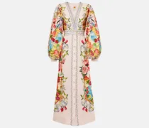 Maxikleid aus einem Leinengemisch