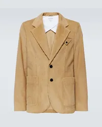 Bottega Veneta Blazer aus Baumwoll-Cord Beige