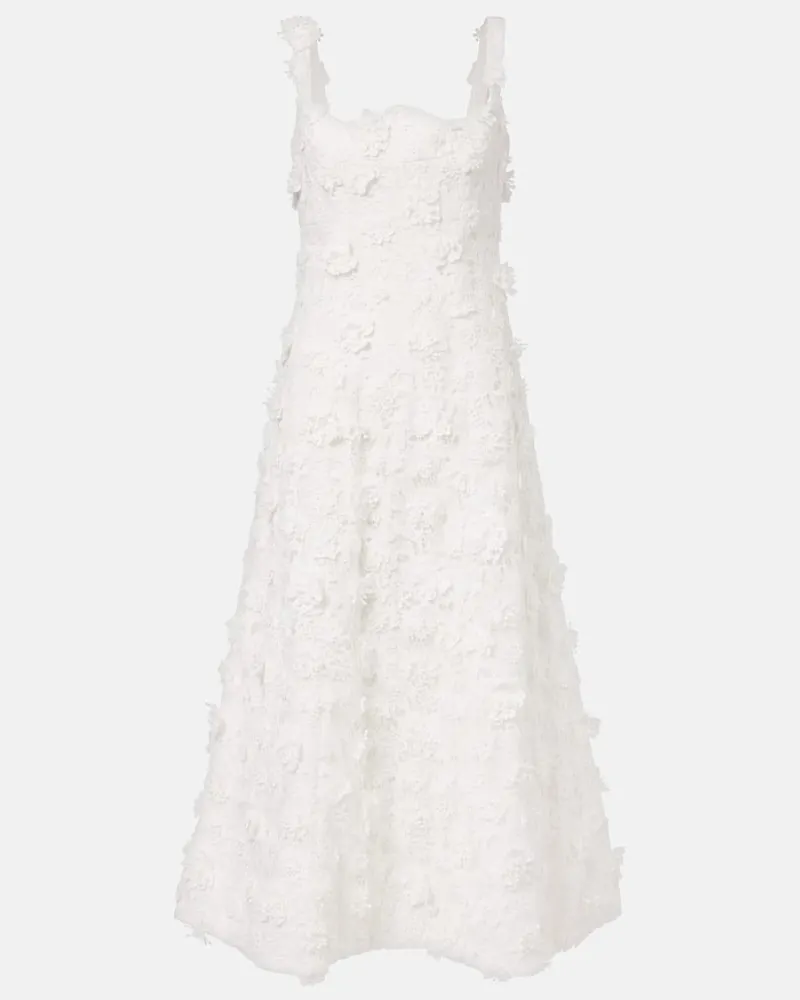 LEO LIN Cocktailkleid Odette aus Spitze Weiß