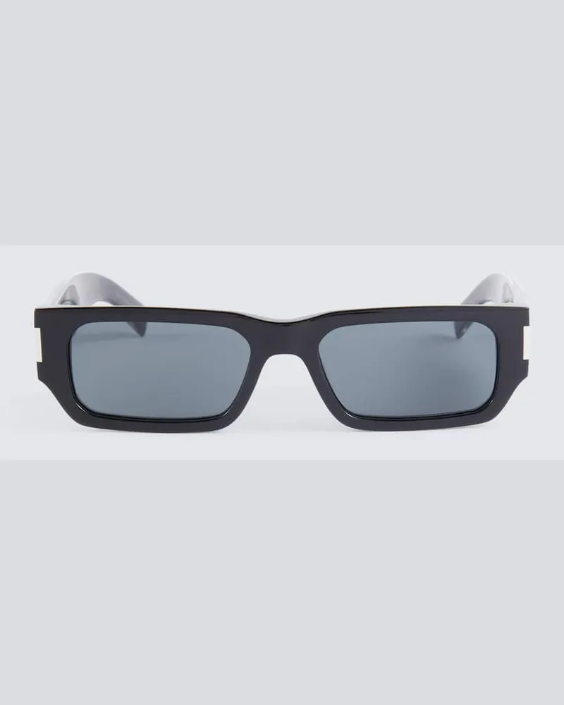 Saint Laurent Eckige Sonnenbrille SL 660 Schwarz
