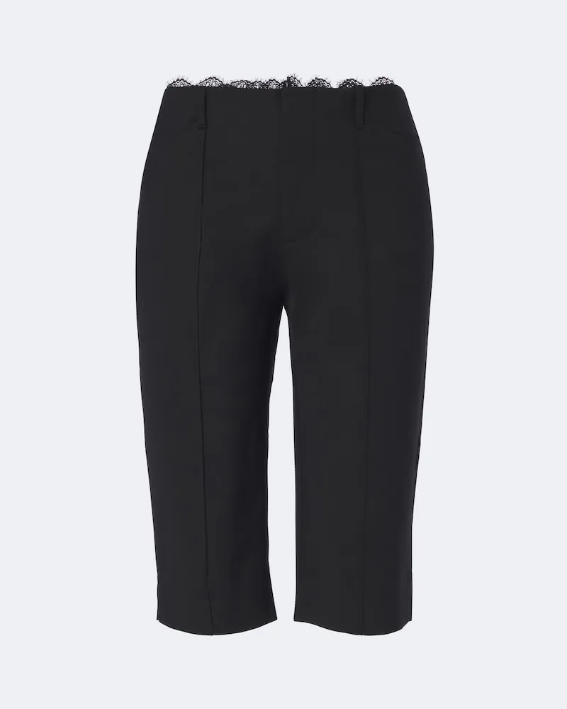 SIR Caprihose Miller aus einem Wollgemisch Schwarz