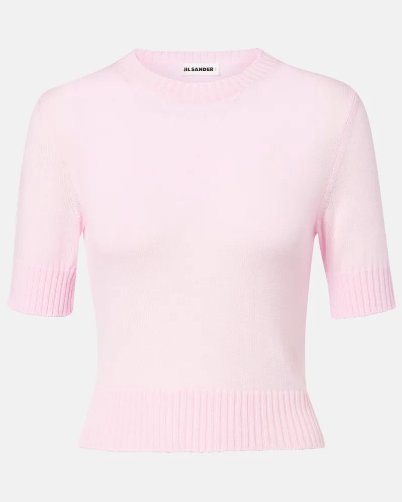 Jil Sander Pullover Plus aus Schurwolle Rosa