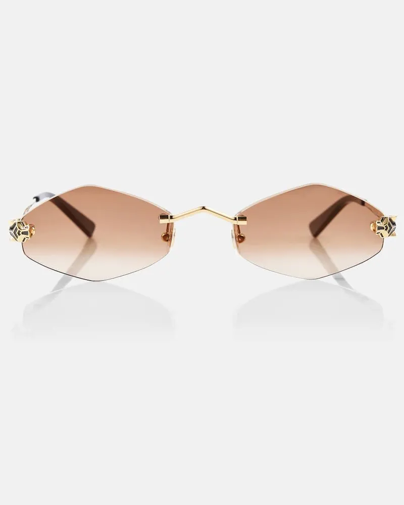 Cartier Sonnenbrille Panthère de Cartier Gold