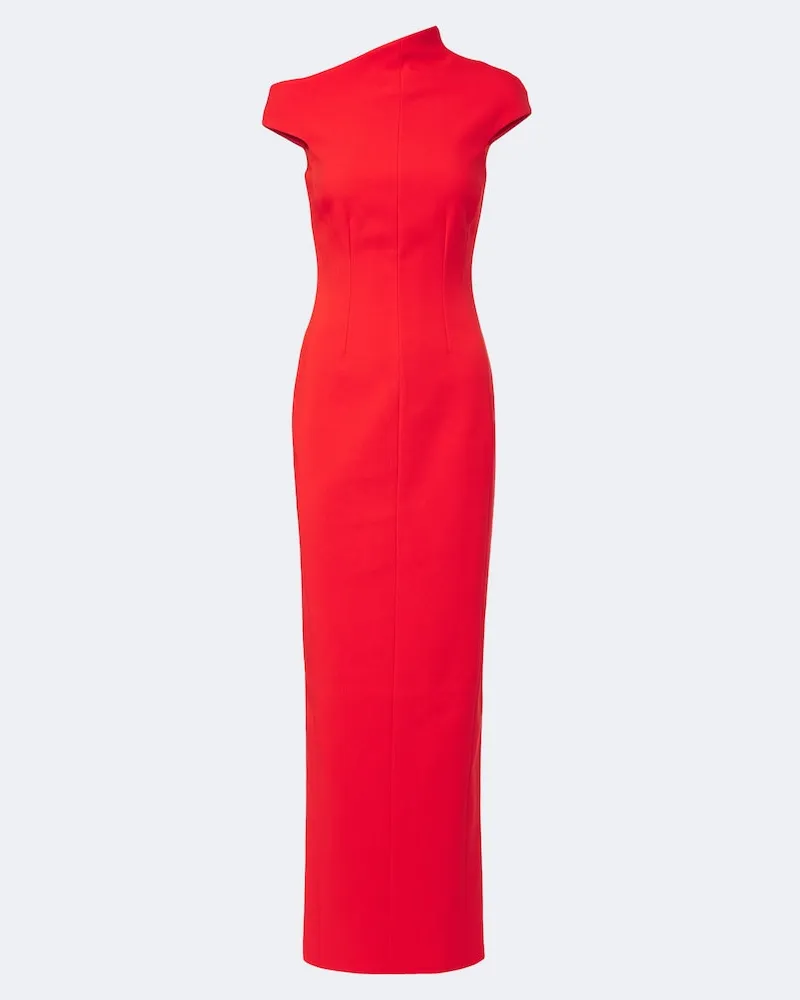 Solace London Cocktailkleid Arion aus Crêpe Rot