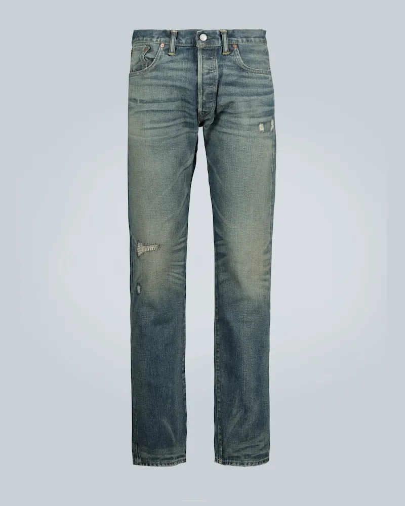 RRL Jeans aus Selvedge Denim Blau