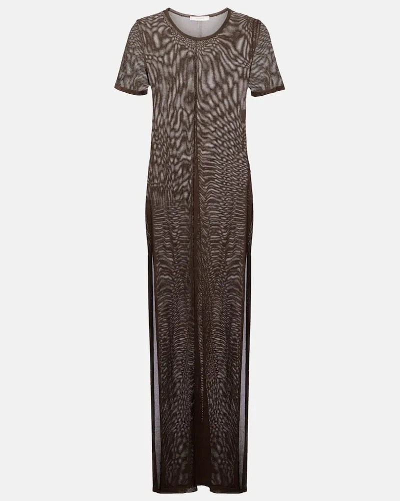 Christophe Lemaire Maxikleid Braun