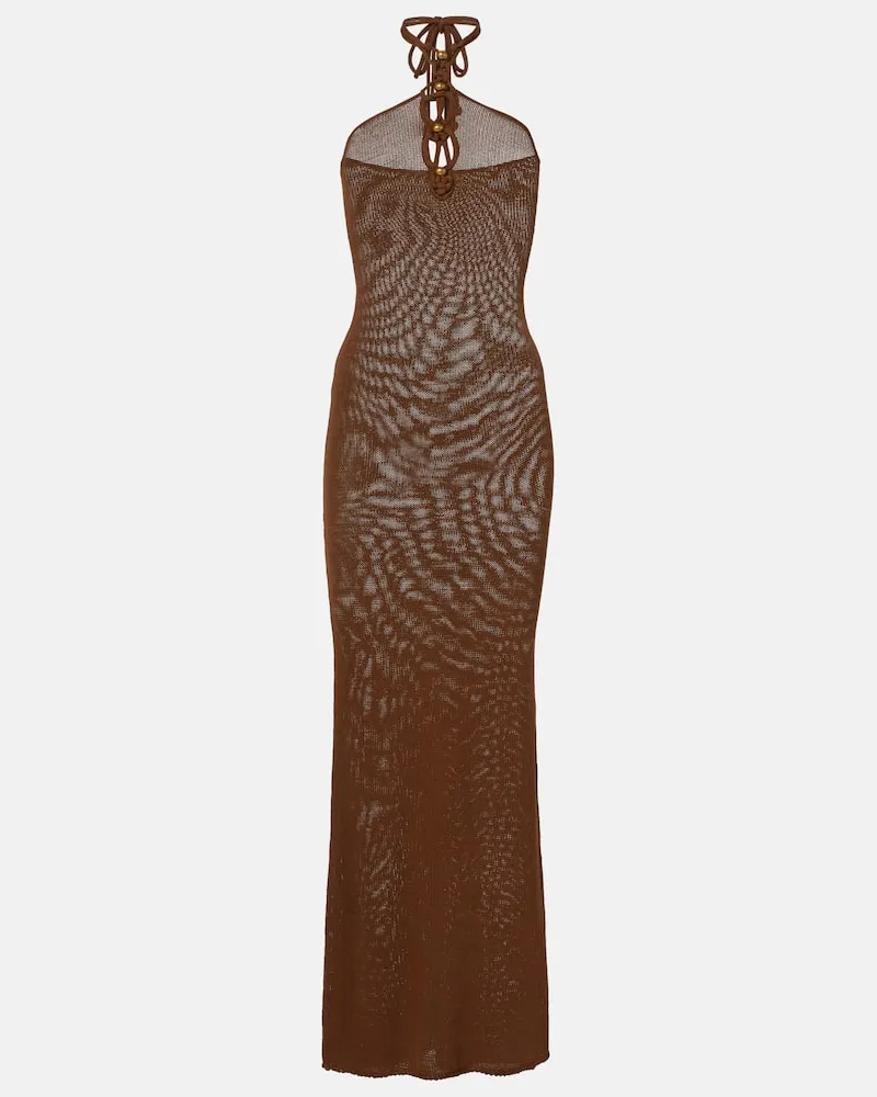 Isabel Marant Maxikleid Eileen Metallic