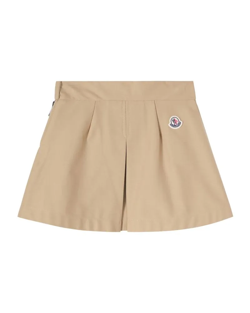 Moncler Rock Gonna aus Baumwolle Beige
