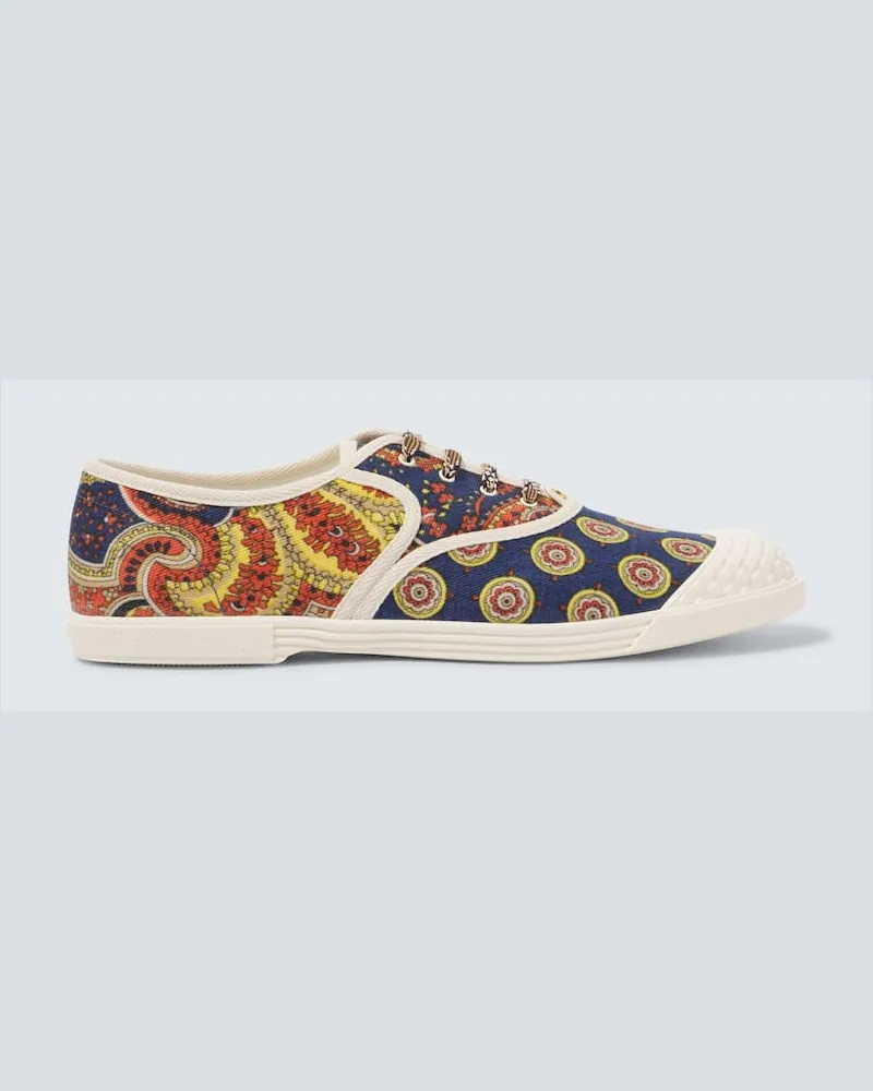 Valentino Garavani Sneakers Bay By Bay aus Denim Multicolor
