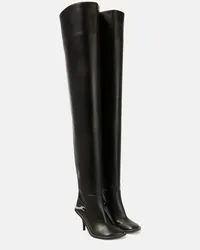 Stella McCartney Overknee-Stiefel Ryder aus Lederimitat Schwarz