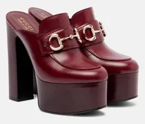 Plateau-Mules Horsebit aus Leder