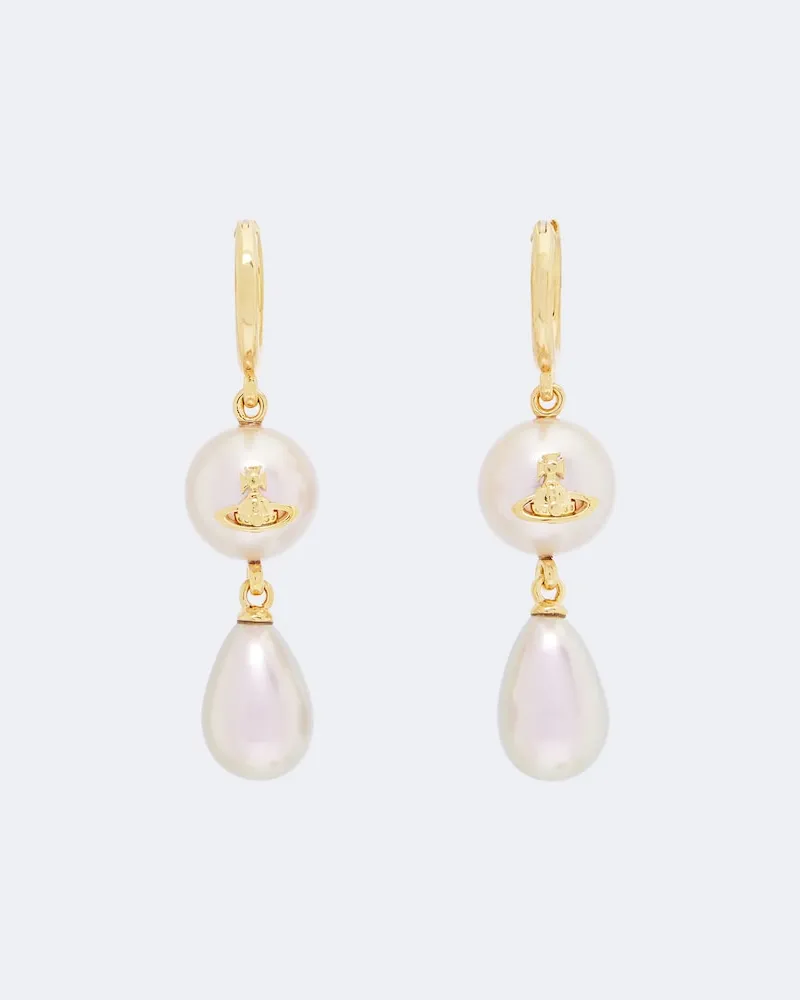 Vivienne Westwood Orb Ohrringe Gold