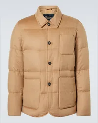 Herno Daunenjacke aus Kamelhaar Beige