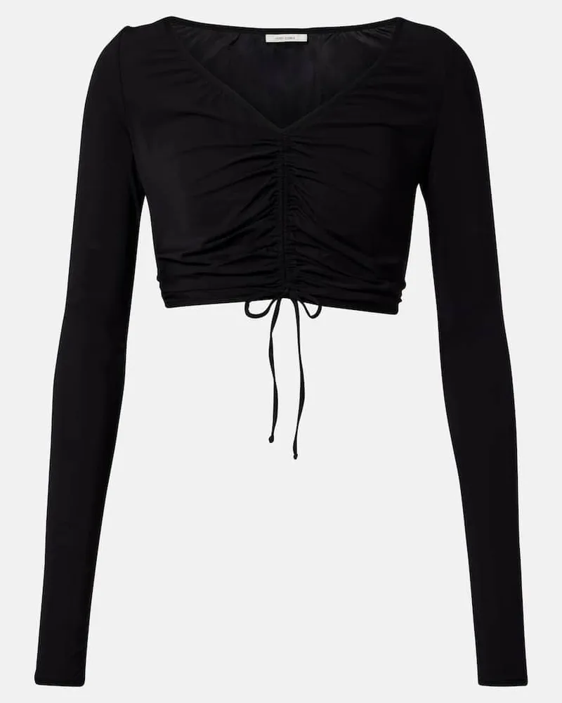 Nensi Dojaka Cropped-Top Schwarz