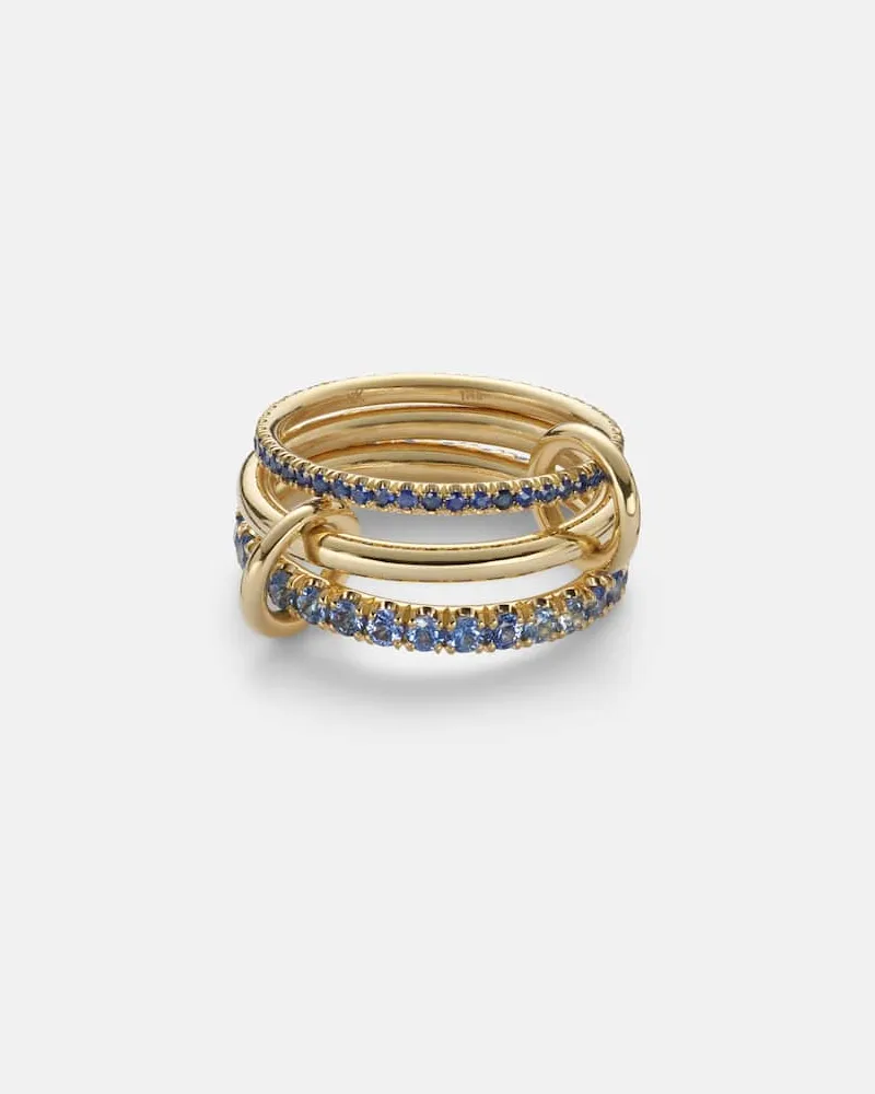 Spinelli Kilcollin Ring Norah aus 18kt Gelbgold mit Saphiren Gold