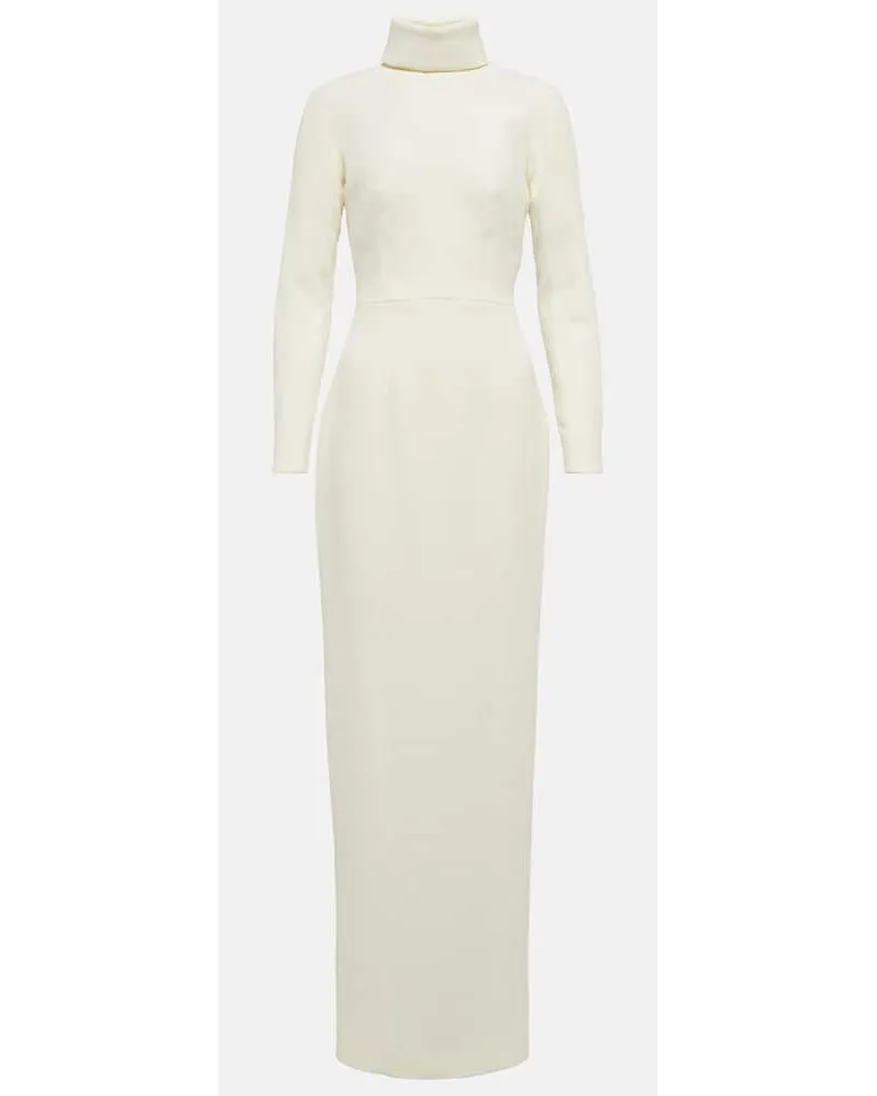 EMILIA WICKSTEAD Robe Georgia aus Crepe Weiss