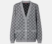 Cardigan GG aus einem Wollgemisch