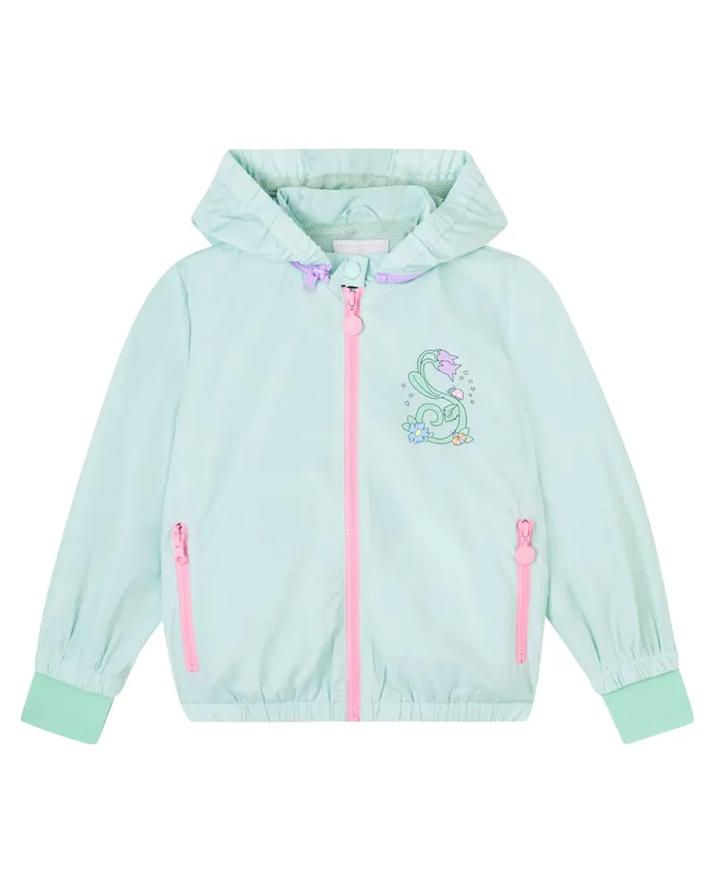 Stella McCartney Kids Bedruckte Jacke Grün