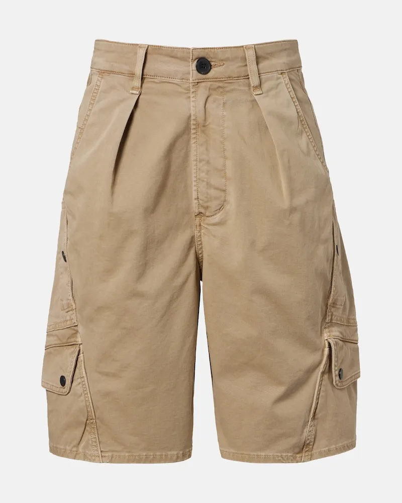 Citizens of humanity Cargo-Shorts Flight aus einem Baumwollgemisch Beige