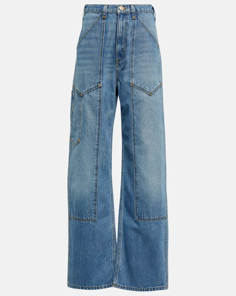 RE/DONE Jeans Super High Workwear Blau