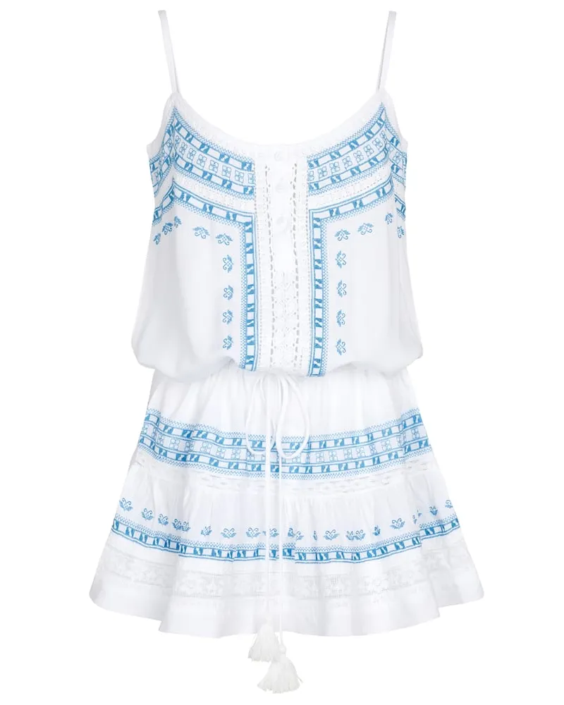 Melissa Odabash Minikleid Karen aus Voile Weiß
