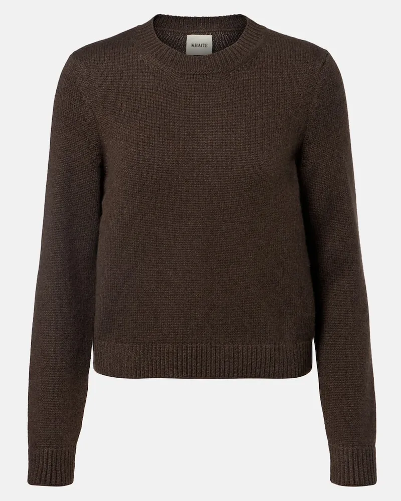 KHAITE Pullover Leta aus Kaschmir Braun