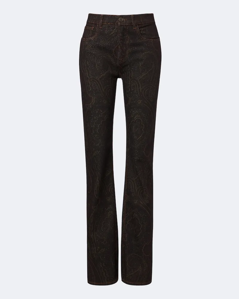 Etro Straight Jeans Braun