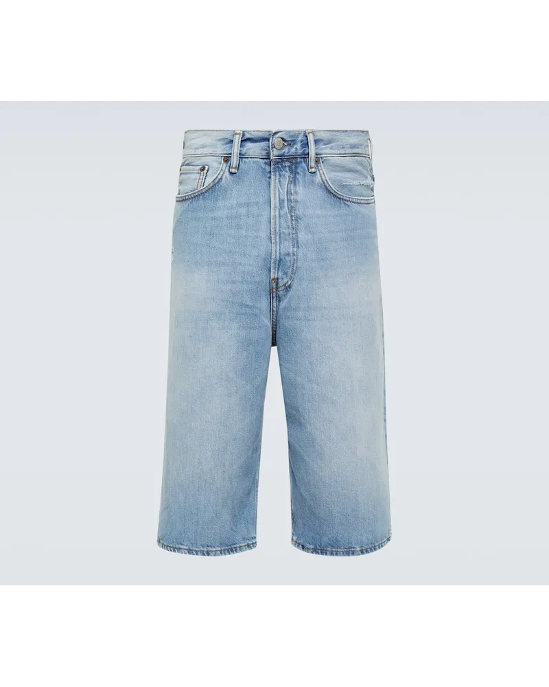 Acne Studios Jeansshorts Blau