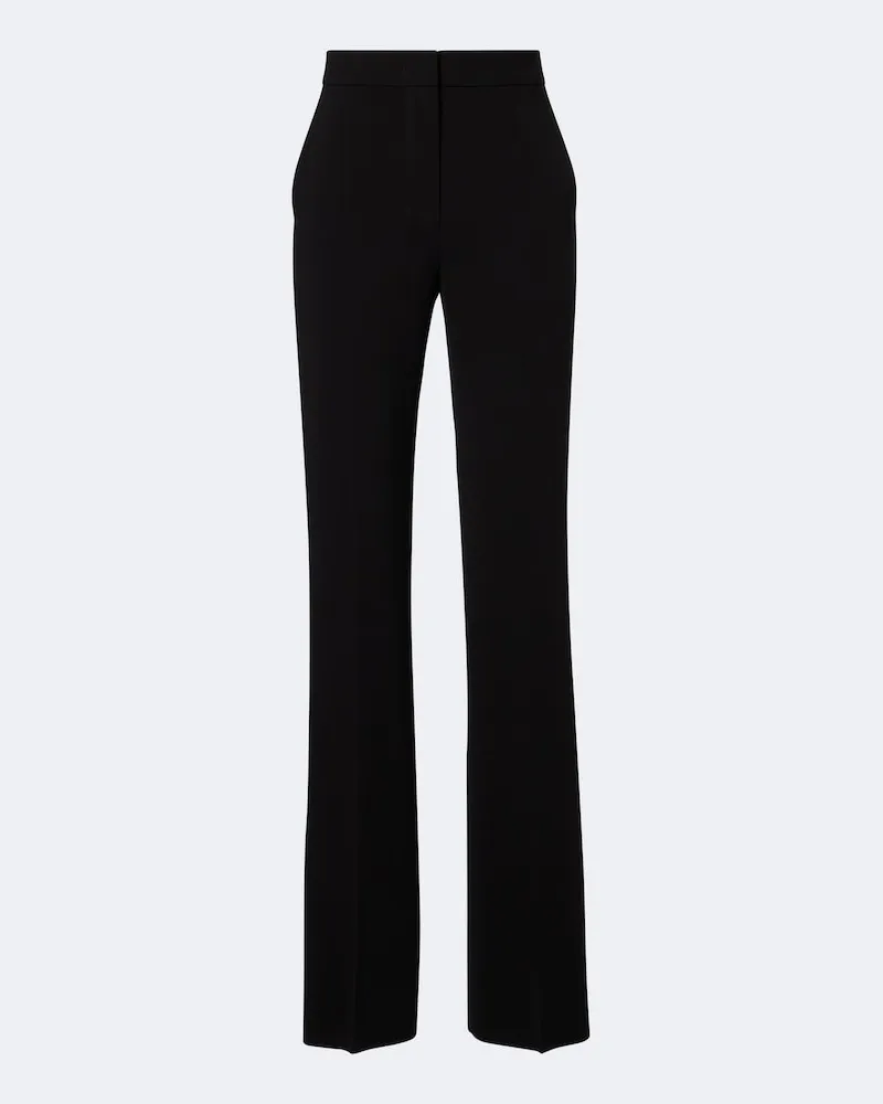 Max Mara Gerade Hose Schwarz