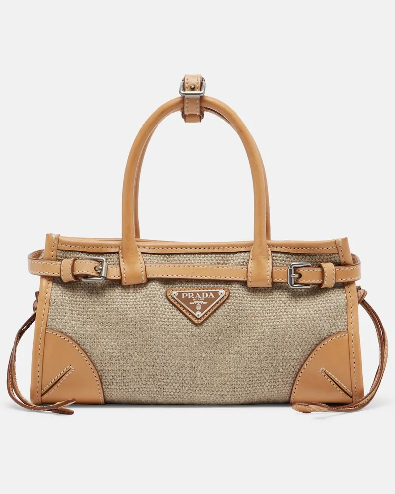 Prada Henkeltasche Prada Bonnie Small mit Leder Beige
