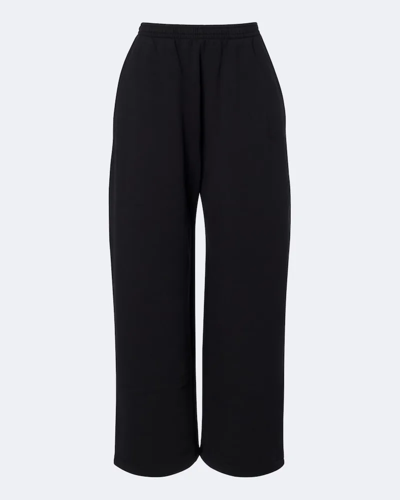 Balenciaga Sweatpants aus Baumwolle Schwarz