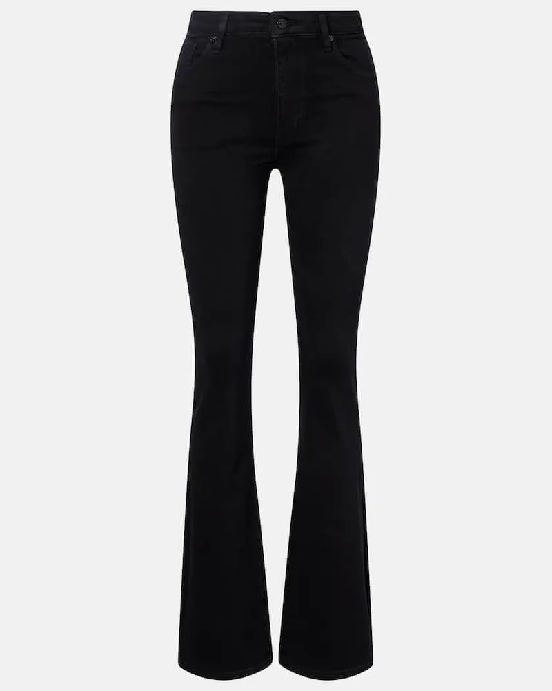 Frame Denim Bootcut Jeans Reboot Schwarz