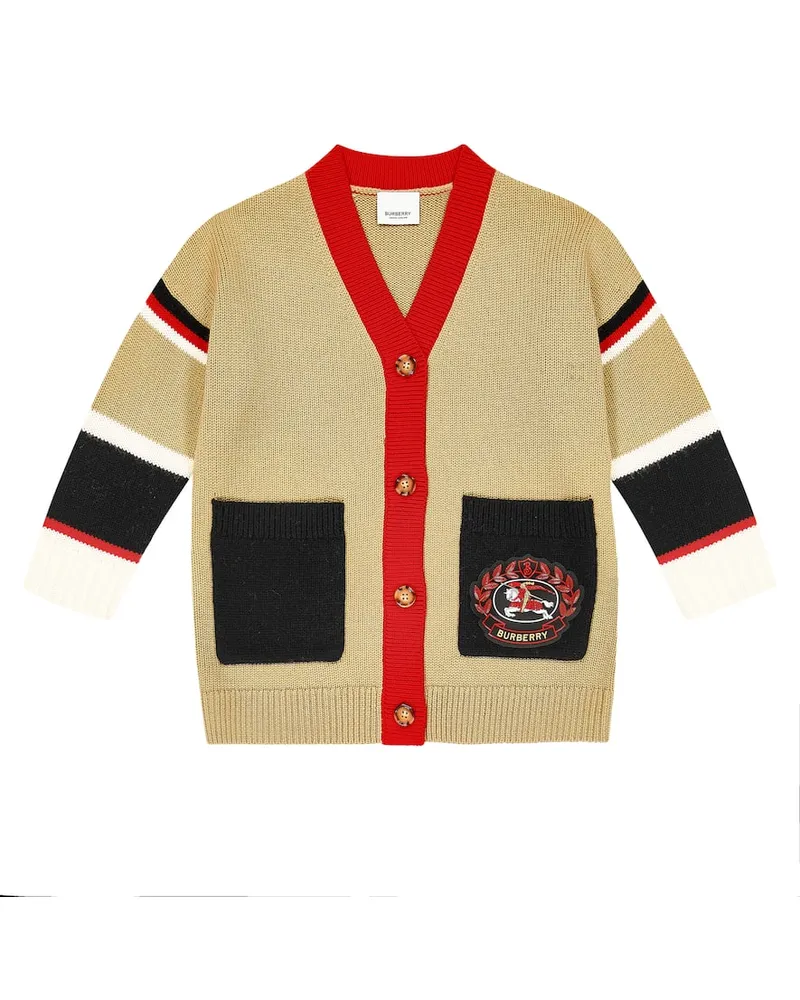Burberry Cardigan aus Wolle Multicolor