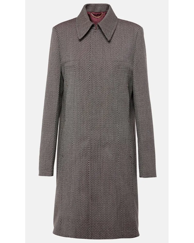 Victoria Beckham Mantel aus Schurwolle Grau