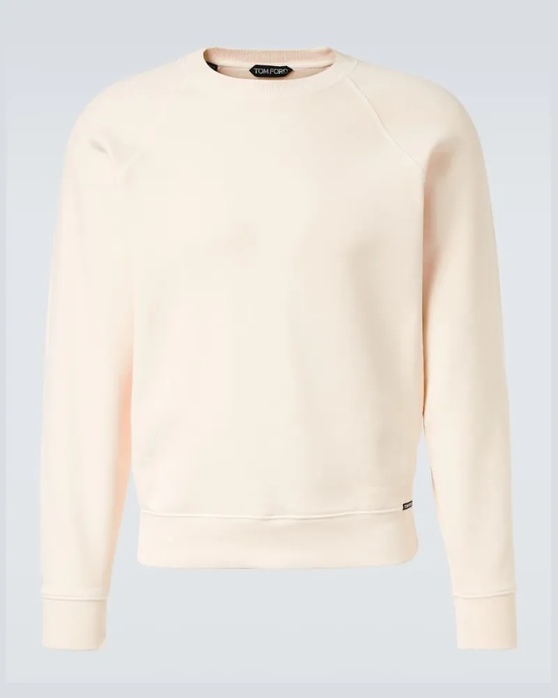 Tom Ford Sweatshirt aus Baumwolle Weiß