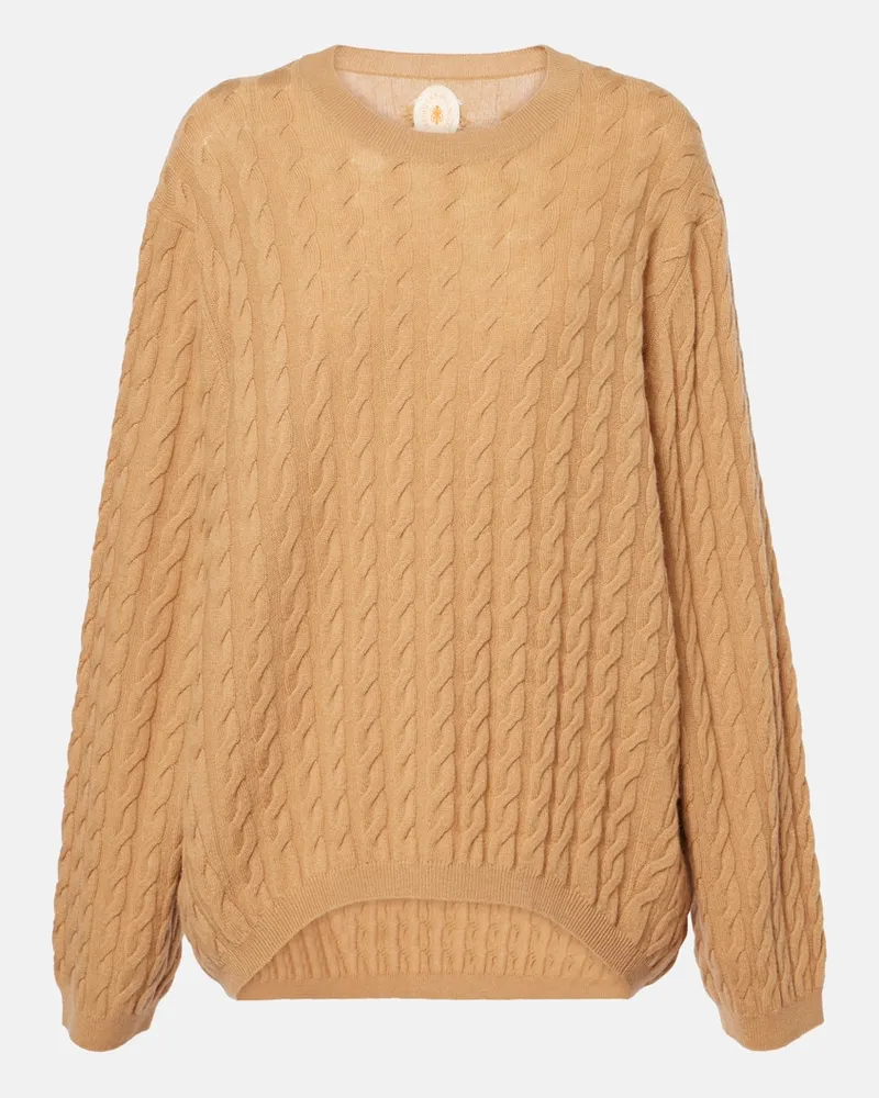 Jardin des Orangers Pullover aus Wolle und Kaschmir Braun