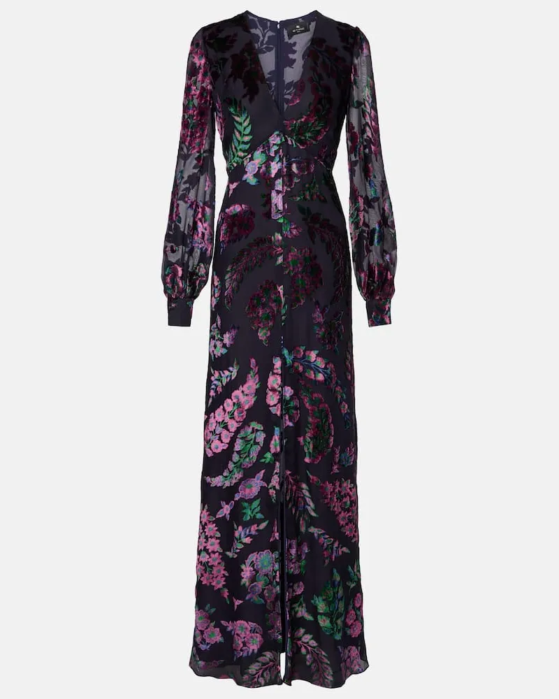 Etro Bestickte Robe Multicolor